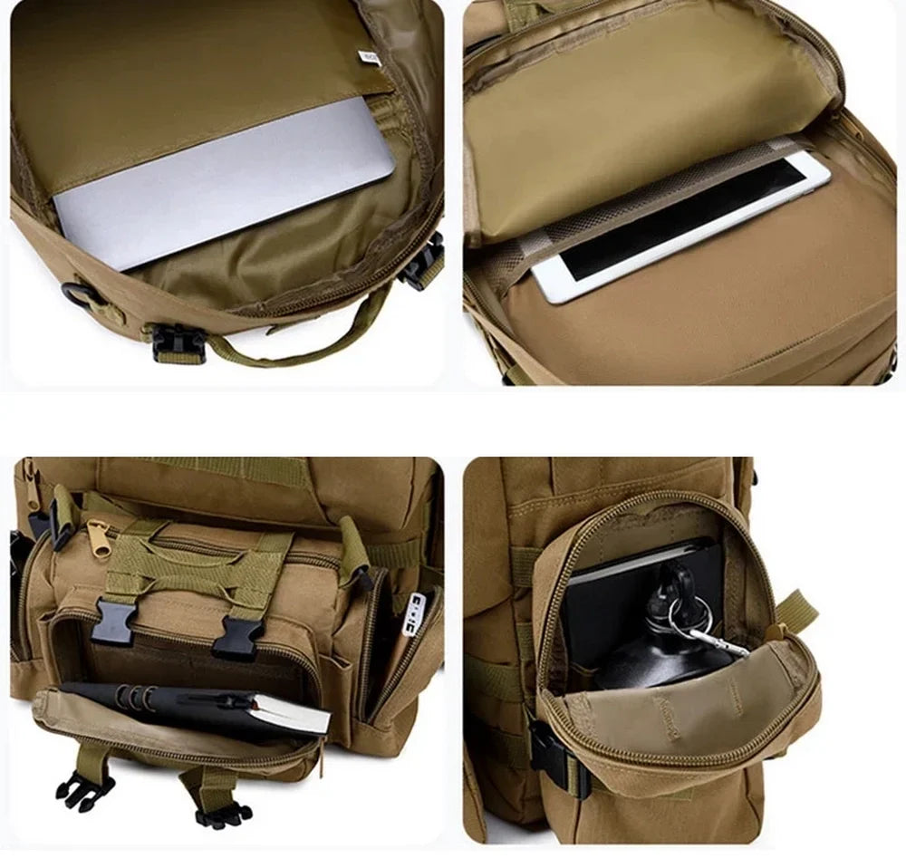 Sac à dos militaire 50l d'airsoft