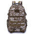 Sac à dos militaire 50l avec camouflage numérique, plusieurs compartiments et MOLLE