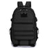 Sac à dos militaire 50l noir avec molle, plusieurs compartiments pour équipement