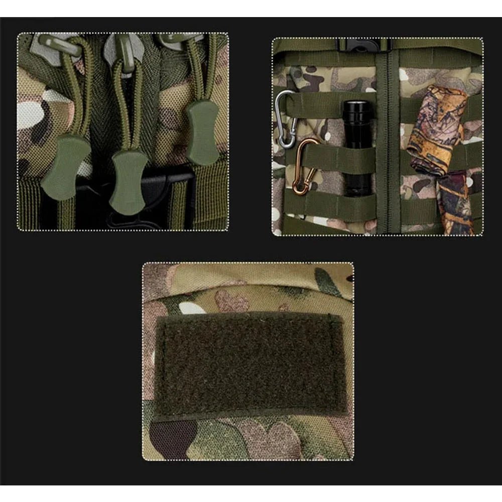 Sac à dos tactic 60L pour randonnée, airsoft, outdoor, bushcraft, - Sport & Plein air Sac à dos tactic 60L pour randonnée, airsoft, outdoor, bushcraft, - Sport & Plein air