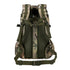 Sac à dos militaire 60L camouflage avec dos en mesh rembourré et bretelles ajustables