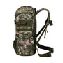 Sac à dos militaire 60L camouflage avec bretelles rembourrées et sangles extérieures