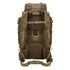 Sac à dos militaire 70L 600D beige avec panneau dorsal ajustable et bretelles rembourrées