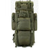 Sac à dos militaire 70l vert olive tactique avec multiples compartiments et sangles