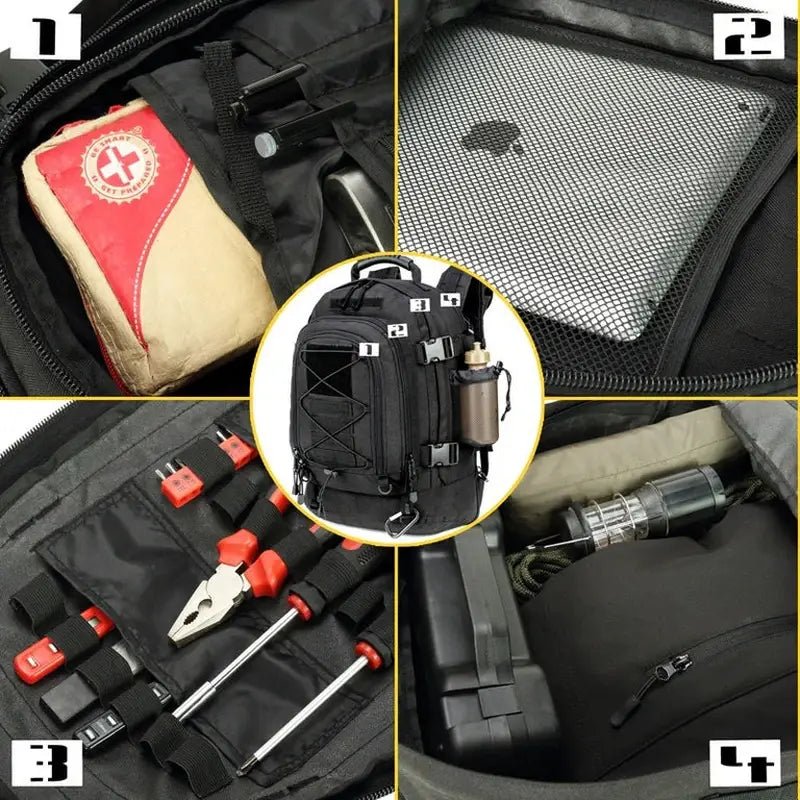 Sac à dos de sport militaire noir OctaTac - Achat vente pas cher Surplus militaire Sac à dos de sport militaire noir OctaTac - Achat vente pas cher Surplus militaire