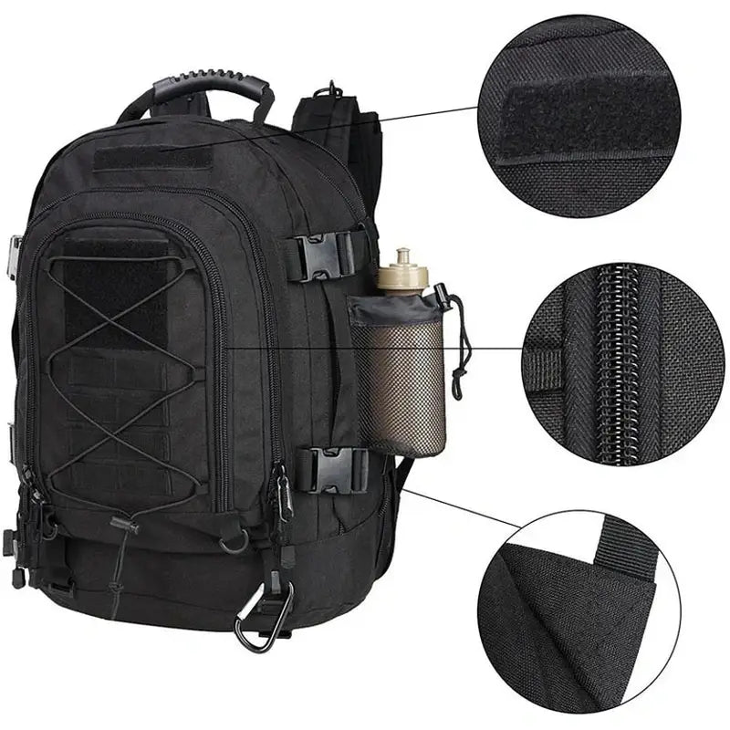 Sac a dos,Sac à dos militaire tactique d'extérieur,imperméable,taille,escalade,court,pêche Sac a dos,Sac à dos militaire tactique d'extérieur,imperméable,taille,escalade,court,pêche
