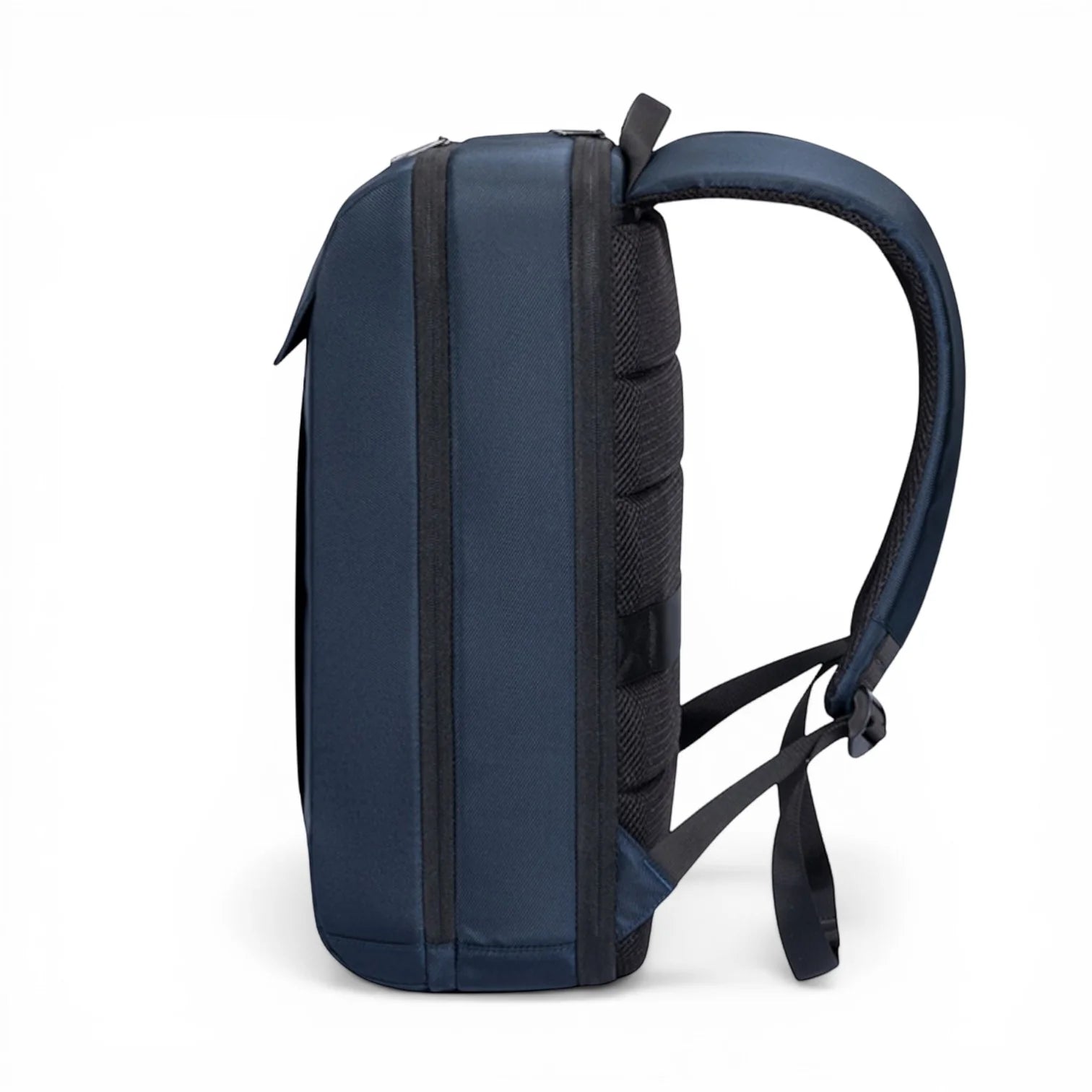 Sac à dos moderne KS 900 bleu marine à filet noir et fermetures éclair