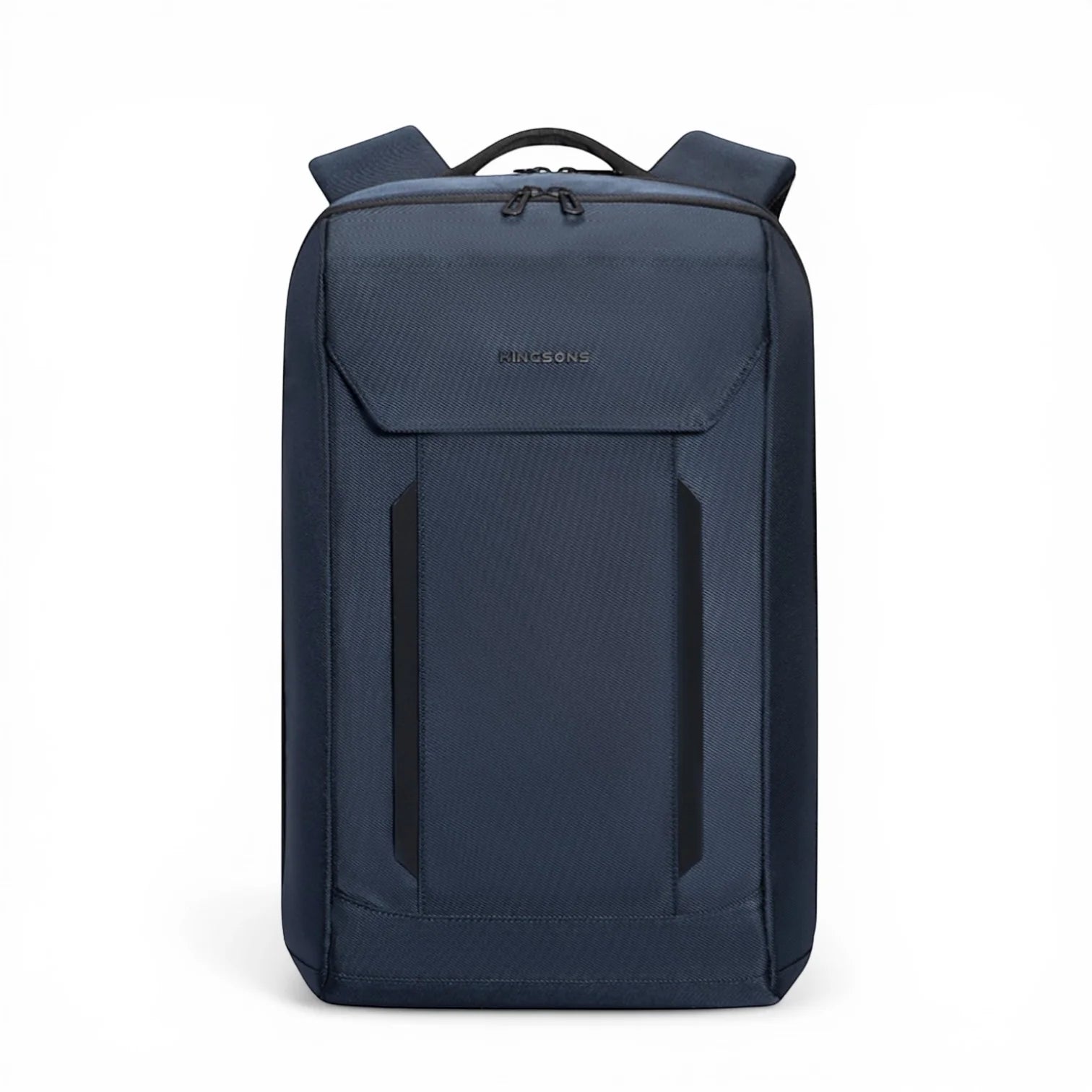 Sac à dos KS 900 moderne bleu marine texturé avec tirettes noires