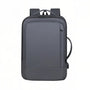 Sac à dos moderne PC 16 pouces Rigel, gris foncé minimaliste avec porte-USB intégrée