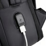 Sac à dos moderne PC 16 pouces Rigel avec port USB externe et câble blanc