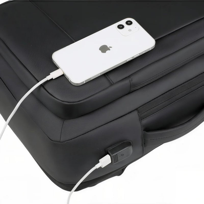 Sac à dos moderne pc 16 pouces Rigel avec port USB externe et iPhone connecté