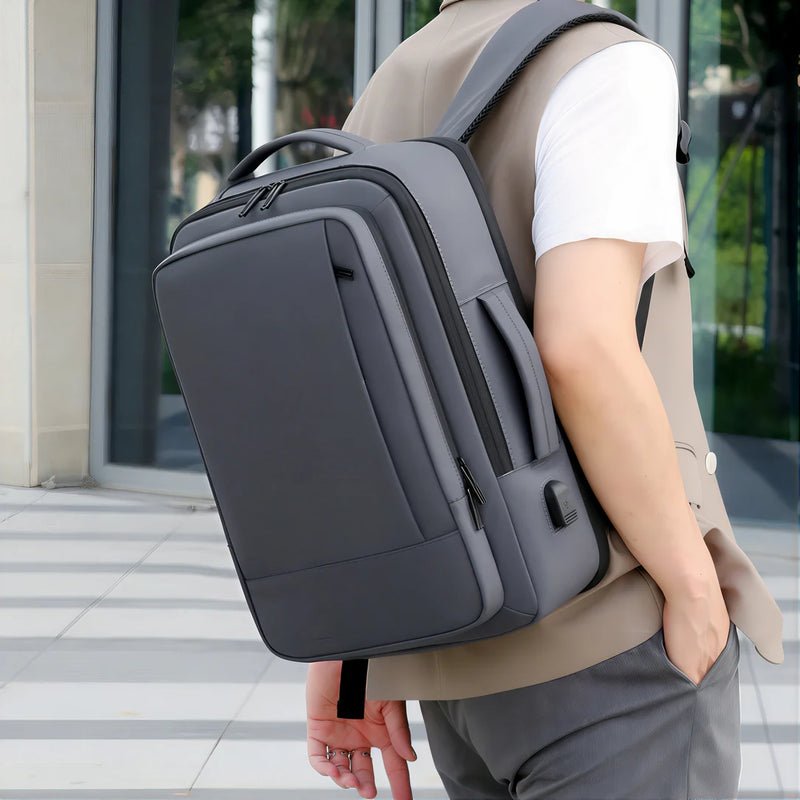 Sac à dos moderne PC 16 pouces Rigel avec port de chargement USB intégré