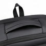 Vue rapprochée de la poignée et de la bandoulière du Sac à dos moderne pc 16 pouces Rigel