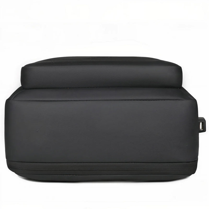 Sac à dos moderne PC 16 pouces Rigel avec panneau noir rectangulaire et port USB