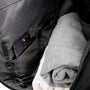 Sac à dos moderne roll top 16 pouces Calipso X avec sac de voyage noir et vêtements pliés