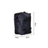 Sac à dos moto étanche noir en PVC avec poches, boucles et sangles robustes