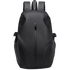 Sac à dos moto imperméable noir élégant avec fermeture verticale à glissière