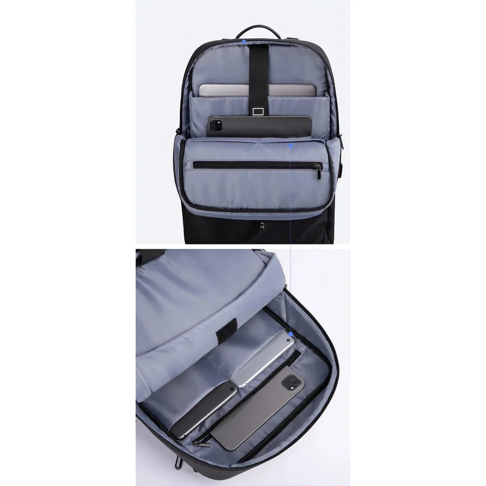Sac à dos noir élégant pour ordinateur