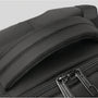 Sac à dos ordinateur noir 16 pouces Eclipse avec tissu texturé, poignée rembourrée et fermetures éclair en métal