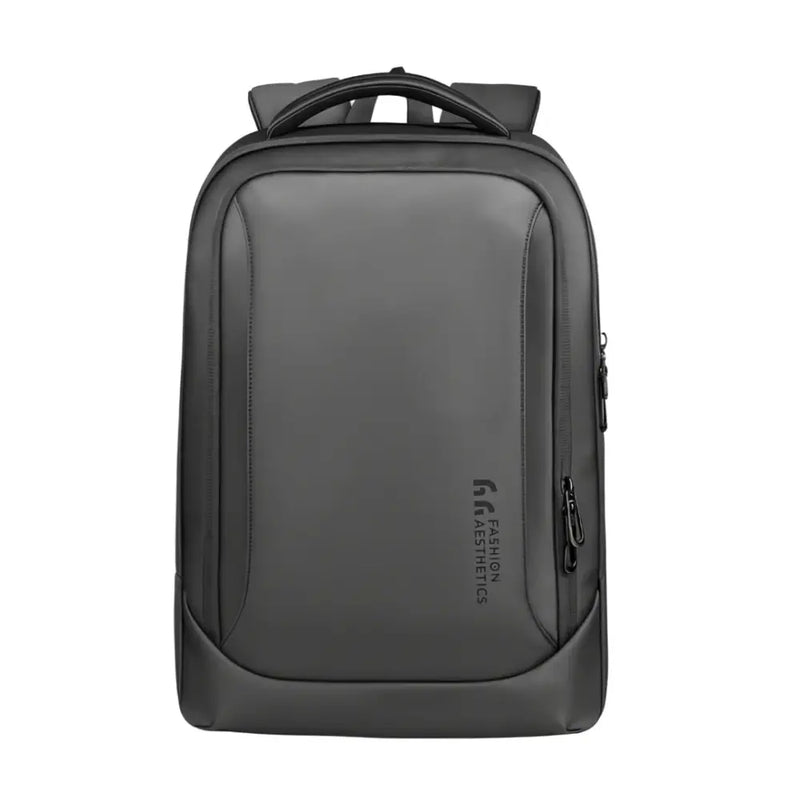 Sac à dos ordinateur 16 pouces City HK en gris foncé imperméable avec compartiment principal