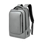 Sac à dos ordinateur 16 pouces City HK gris avec compartiments, bretelles rembourrées et port USB externe