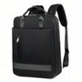 Sac à dos ordinateur 16 pouces femme Sélène noir avec poignées et poche frontale verticale
