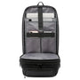 Sac à dos ordinateur 17 pouces Orion noir ouvert avec plusieurs compartiments pour électronique