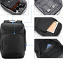 Sac à dos ordinateur de voyage 22L K10 noir avec compartiments pour électronique et vêtements