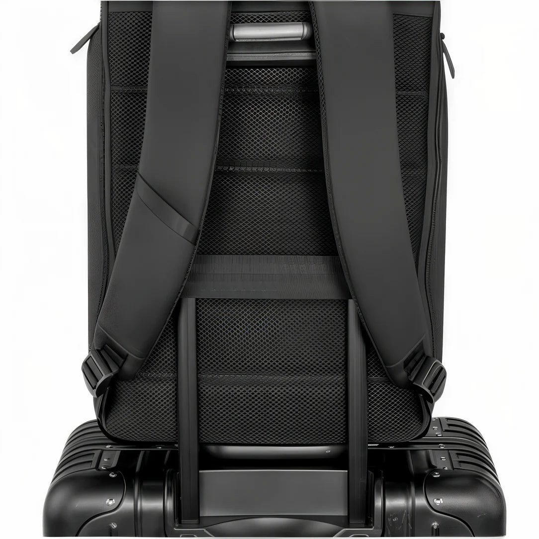 Sac à dos ordinateur de voyage 22L K10 avec panneau arrière en mesh et trolley