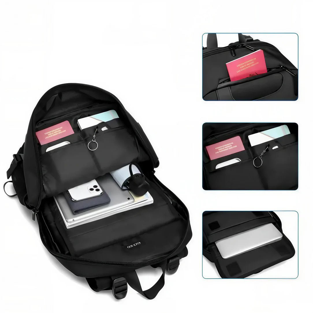 Sac à dos ordinateur homme de 16 pouces Aquila avec multiples compartiments pour organisation