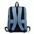 Sac à dos ordinateur homme tendance 15 pouces, bleu clair avec bretelles noires