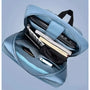 Sac à dos ordinateur homme tendance 15 pouces léger bleu clair avec compartiments pour appareils électroniques