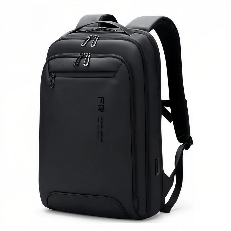 Sac à dos ordinateur Nebula 16 noir avec compartiments zippés et port USB latéral
