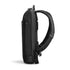 Sac à dos ordinateur portable plat et étanche noir avec sangle rembourrée et poche latérale
