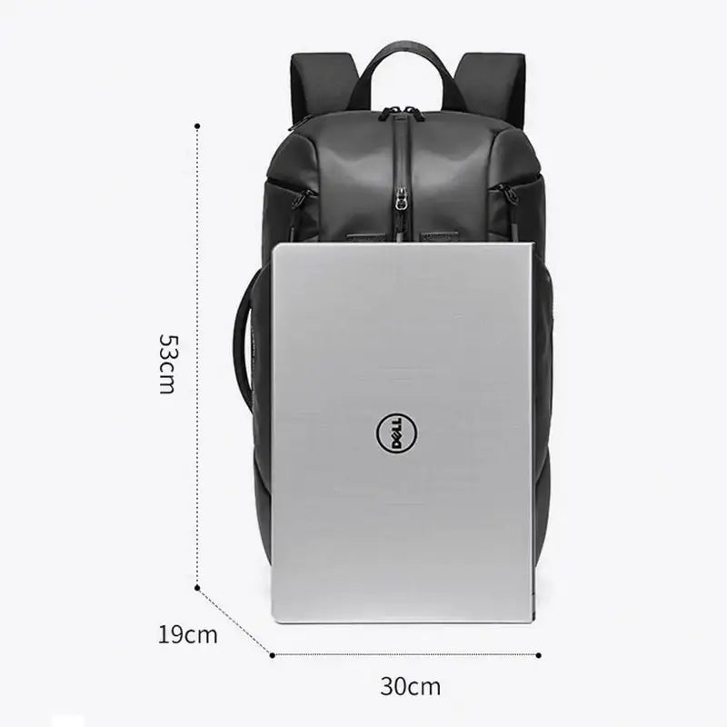 Sac à dos ordinateur professionnel noir avec compartiment dédié pour ordinateur portable
