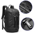 Sac à dos ordinateur professionnel noir, étanche et durable avec fermetures YKK