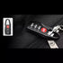 Cadenas à combinaison noir à 3 chiffres avec mousqueton pour sac à dos PC 15 pouces