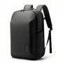 Sac à dos PC 16 pouces Deneb XI noir minimaliste avec multiples compartiments zippés