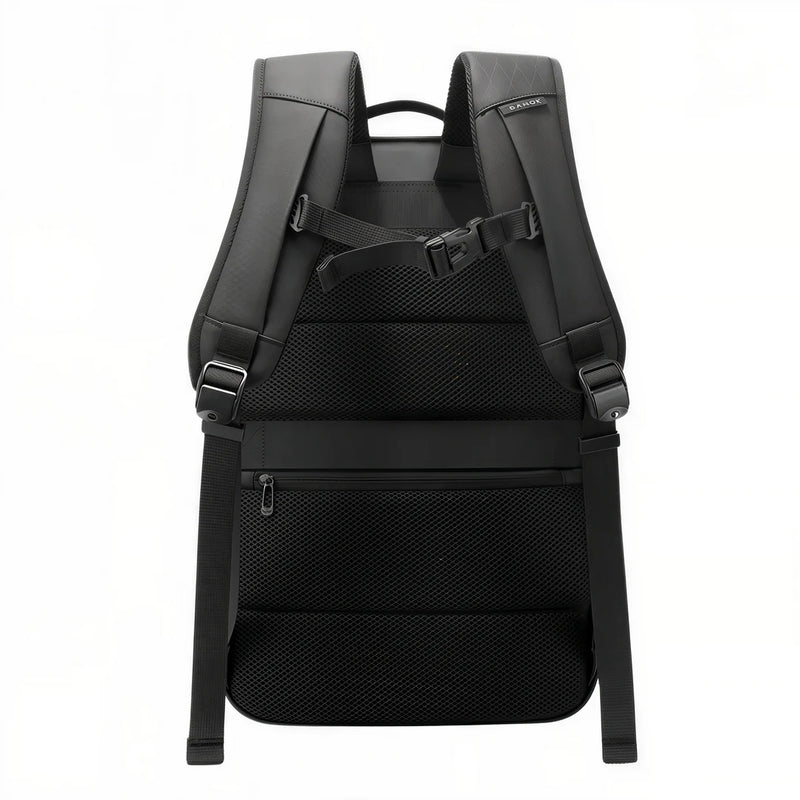 Sac à dos PC 16 pouces Deneb XI noir avec panneau dorsal rembourré et bretelles ajustables