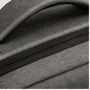 Sac à dos PC portable 17 pouces Urban Nova en tissu gris foncé avec fermeture éclair noire