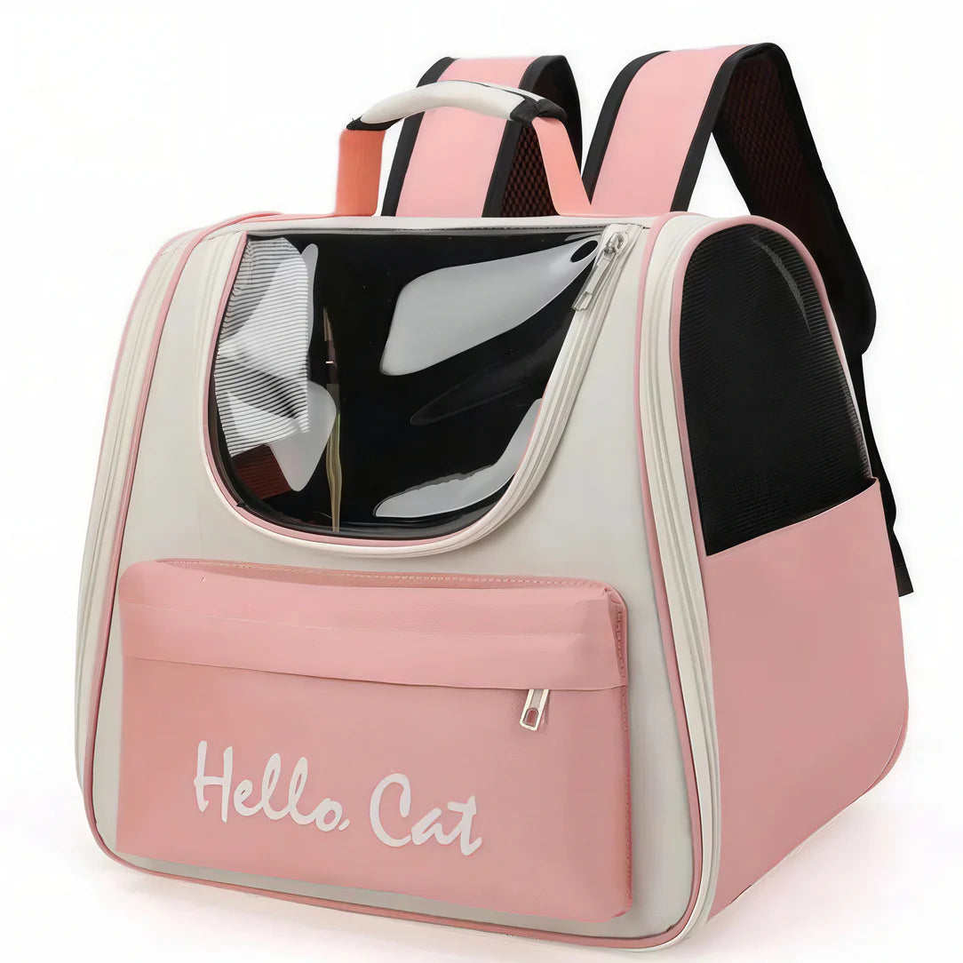 Sac à dos porte chat - Hello Cat