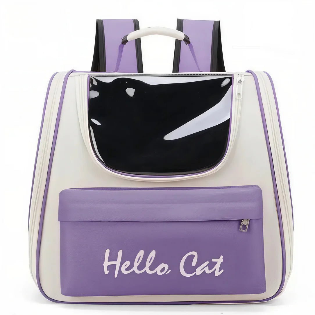 Sac à dos porte chat - Hello Cat