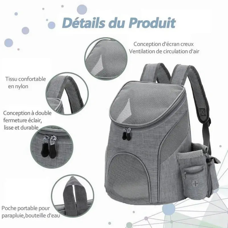 Sac à dos pour chat adulte