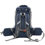 Sac à dos pour chien bleu foncé et gris avec bretelles réglables et ceinture lombaire