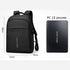 Sac à dos pour étudiant noir avec compartiment dédié pour ordinateur portable