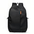 Sac à dos pour le collège Pack n GO noir minimaliste avec tirette orange