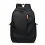 Sac à dos pour le collège Pack n GO noir minimaliste avec tirette orange
