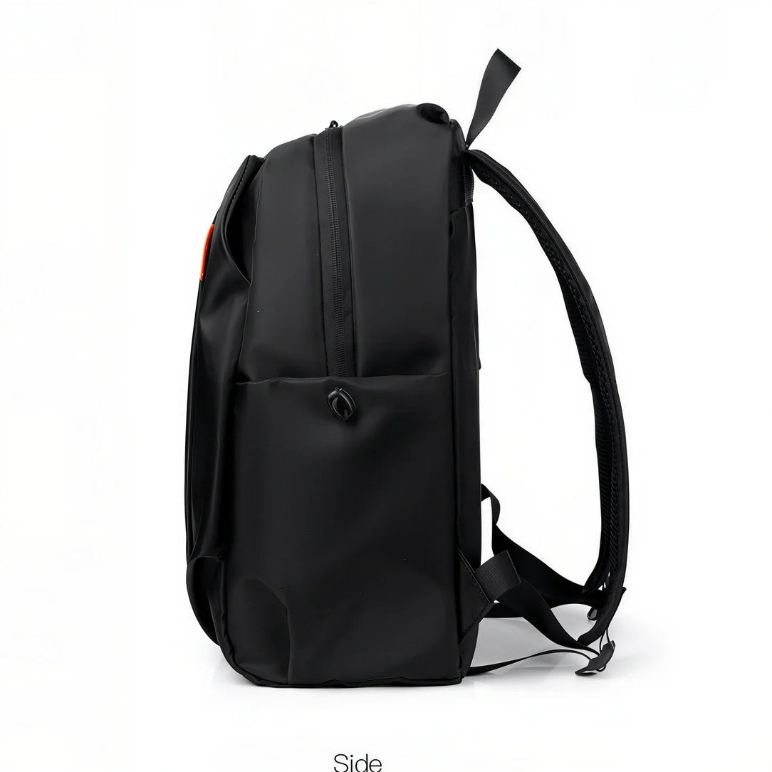 Sac à dos pour le collège Pack n GO noir avec poche latérale et bretelles ajustables
