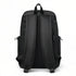 Sac à dos pour le collège Pack nGO noir avec bretelles rembourrées et poignée supérieure