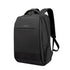 Sac à dos pour ordi portable noir rembourré avec plusieurs compartiments et bretelles